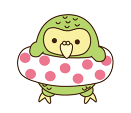 Happy Kakapo 5 Summer! sticker #11885413