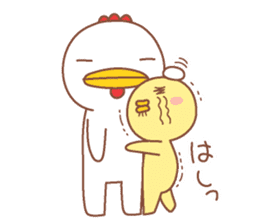 Miss.Chick & Mr.Chicken sticker #11885676