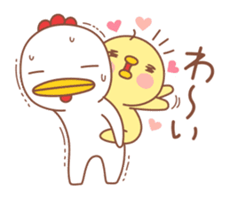 Miss.Chick & Mr.Chicken sticker #11885677