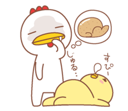 Miss.Chick & Mr.Chicken sticker #11885685