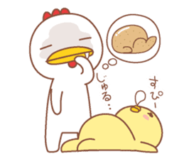Miss.Chick & Mr.Chicken sticker #11885685