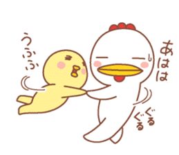 Miss.Chick & Mr.Chicken sticker #11885687