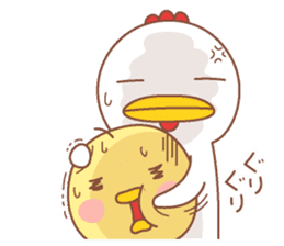 Miss.Chick & Mr.Chicken sticker #11885691