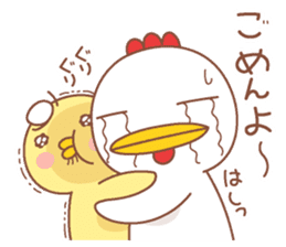 Miss.Chick & Mr.Chicken sticker #11885693