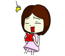 Love girl - pure love Hen sticker #11885768