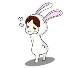 Love girl - pure love Hen sticker #11885775