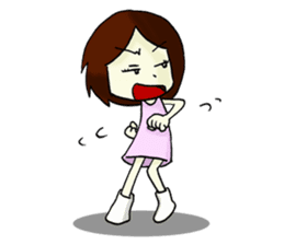 Love girl - pure love Hen sticker #11885787