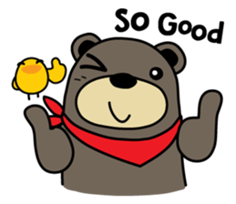 Be BEAR Be BIRD sticker #11885914