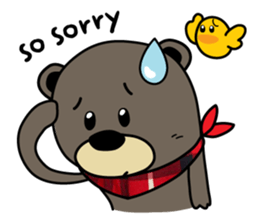 Be BEAR Be BIRD sticker #11885930