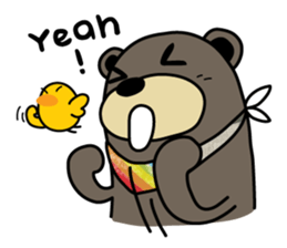 Be BEAR Be BIRD sticker #11885931