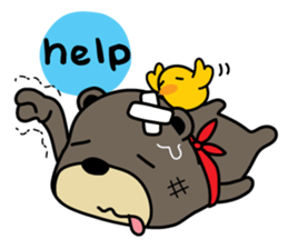 Be BEAR Be BIRD sticker #11885933