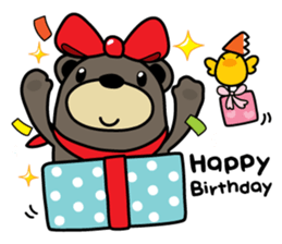 Be BEAR Be BIRD sticker #11885943