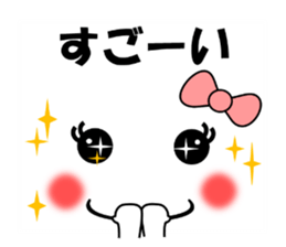 Face and message KOOMOJI (BURIKKO) sticker #11886017