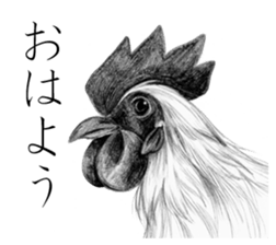 Realistic pencil drawing sticker #11886714