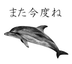 Realistic pencil drawing sticker #11886724