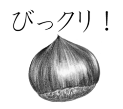 Realistic pencil drawing sticker #11886735