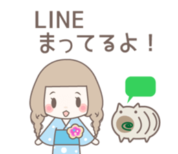 Yurufuwa girly stickers midsummer sticker #11886943