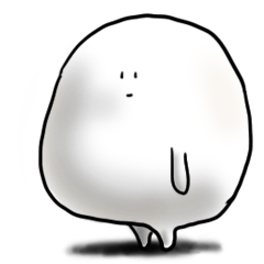 White Chick Stickers