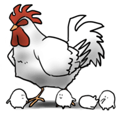 White Chick Stickers sticker #11887029