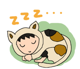 Everyday words of the boy hat-kun. sticker #11887203