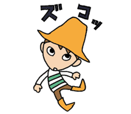 Everyday words of the boy hat-kun. sticker #11887206