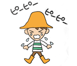 Everyday words of the boy hat-kun. sticker #11887219