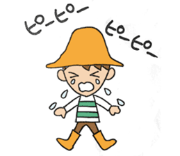 Everyday words of the boy hat-kun. sticker #11887219