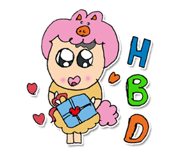 HI my name is "Moji". ^_^ sticker #11887230