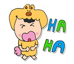 HI my name is "Moji". ^_^ sticker #11887265