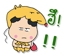 Hello! My name "Momojung" ^_^ sticker #11887394