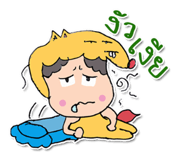 Hello! My name "Momojung" ^_^ sticker #11887399