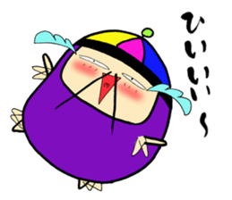 Purple hermit Sticker 2nd sticker #11887778