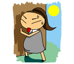 Happy Pregnant Mom sticker #11887930