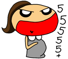 Happy Pregnant Mom sticker #11887931