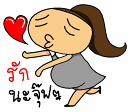 Happy Pregnant Mom sticker #11887939