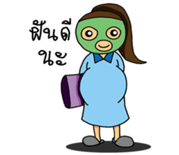 Happy Pregnant Mom sticker #11887941