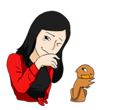 Esan Cool Girl sticker #11888578