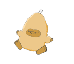 The dog which is not kept definitely sticker #11888836