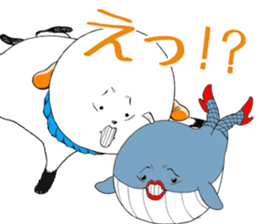 The dog which is not kept definitely sticker #11888841