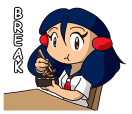 Student Mimi sticker #11889083