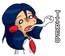 Student Mimi sticker #11889086