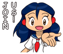 Student Mimi sticker #11889089