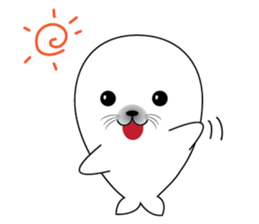 Broken-hearted seal (Shark ver.) sticker #11889174