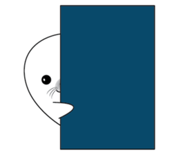 Broken-hearted seal (Shark ver.) sticker #11889175