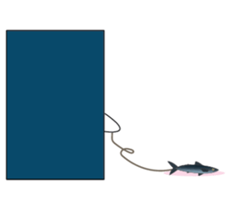 Broken-hearted seal (Shark ver.) sticker #11889177