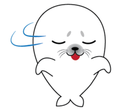 Broken-hearted seal (Shark ver.) sticker #11889181