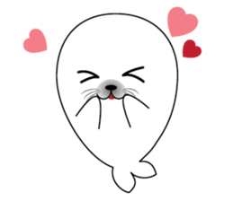 Broken-hearted seal (Shark ver.) sticker #11889185