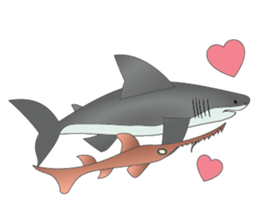Broken-hearted seal (Shark ver.) sticker #11889190