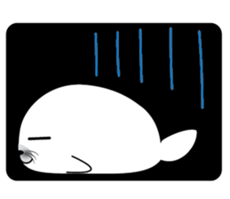 Broken-hearted seal (Shark ver.) sticker #11889193