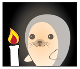 Broken-hearted seal (Shark ver.) sticker #11889195